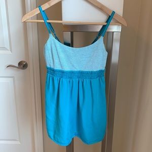Lululemon Bliss Tank Surge (teal blue) Size 4
